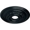 Ekena Millwork Orleans Ceiling Medallion (Fits Canopies up to 4 5/8"), 17 5/8"OD X 3 5/8"ID X 1 7/8"P, Night Shade CM17OLNSF - alternate 2